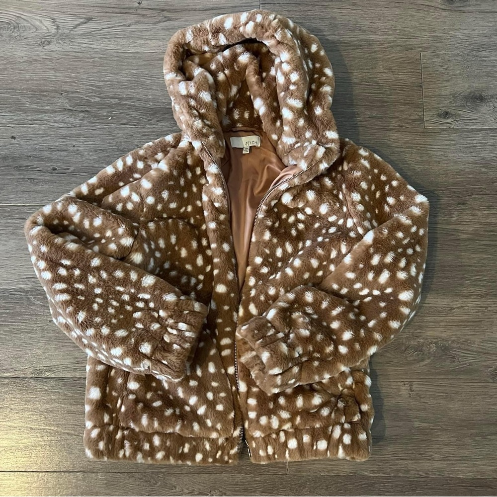 Faux fur coat